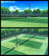 [MMD]テニスコート