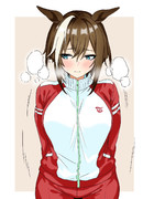 ウマ娘　シュヴァルグラン　トレーニング終わりに