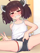 「どこ見てるんですか〜❤️」
