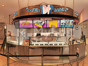 ベルモール内にある、サーティワンアイスクリームの店舗