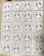 とら婚様成婚者2000名記念イベントプレゼント用ミニ色紙サンプル