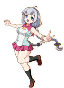 ミニスカ制服あかりちゃん