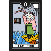 【ドット絵】TACOEIROT「0.愚者」【COEIROINK×タロット】