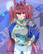 ロボアニメ風衣装ダイワスカーレット