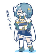 包帯長袖片足ニーソさやかちゃん