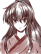 試し描き浴衣大和さん