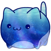 【素材】天の川の海猫・マップ隠し・下からライティング【フリー素材処くらげや】