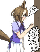 緊張のあまり手が震えてノックが7回になっちゃったシュヴァち