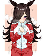 ウマ娘　ライスシャワー　トレーニング終わりに