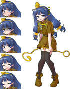 やられ馴子立ち絵 表情差分