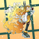 オリキャラの瑞麒ちゃん　カラー清書