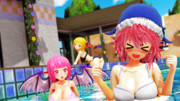 【第12回T-1グランプリ】水浴びを一番楽しそうにしていそうな美宵【第17回東方ニコ童祭】