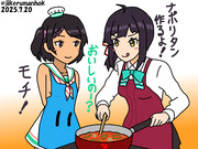 日本のパスタ料理を伝授する藤波