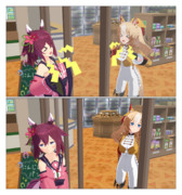 イヌ娘たちの＝デュランダルのモデルが来たので…＝生態？