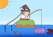無人島で釣りをするスイープトウショウ(効率3倍！)