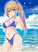 川神舞ちゃん　水着イラスト