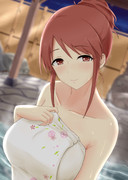 三船美優さんと混浴露天風呂