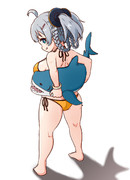 サメ＆あかりちゃん