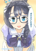 迷子の少年に声をかけるゼンノロブロイさん