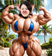 マサミ豚　筋肉スリングショット