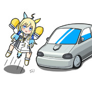 ネオユニちゃんと宇宙船ヴィヴィオ