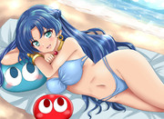 ぷよぷよ　ルルー　水着