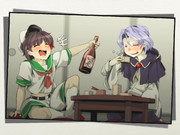 宴に興じるムラいち