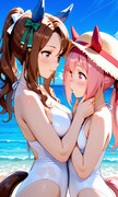 キングさんとウララちゃん
