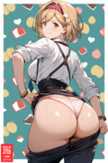 『いきなり尻見せ！』するジータちゃん