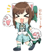 ねこみみピンクレモンドリンク