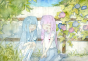 蝉も静か