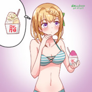 新しいかき氷を思いついてしまうパースちゃん
