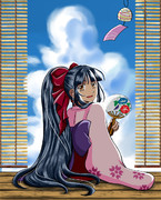 夏に咲きます　眩しいさくら