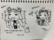 カヤックの足漕ぎ部分を壊れるめたんちゃん