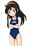 のびハザ　緑川聖奈ちゃん　スク水