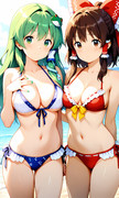 霊夢と早苗