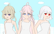 白ワンピARIA姉妹