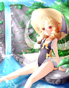 水遊び