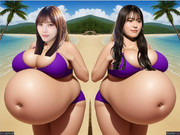 与田ちゃんとなぎちゃん
