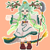 悠李ちゃんドット絵