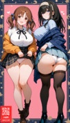 パンツの日なのでパンティーを見せてくれる十時愛梨と鷺沢文香