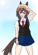 浜辺のブーケちゃん