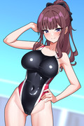 競泳水着花梨パイセン