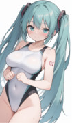 競泳なミクさん！