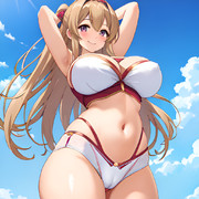 セクシーコスチューム ガール AIイラスト おっぱい