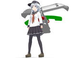 サイカーチスの胴体を背負わせてみた