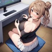 何か視線を感じてやりにくいんだけど