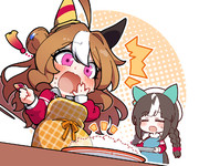 「ほら～、先に渡す分を分けておかないから…」