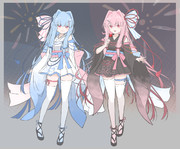 夏(？)×ことのは デザ