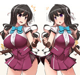 ウチの長波サマと(比較的)原作準拠の長波サマ。